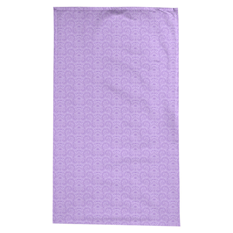Nappe à motif géométrique leffel, Mauve et pastel