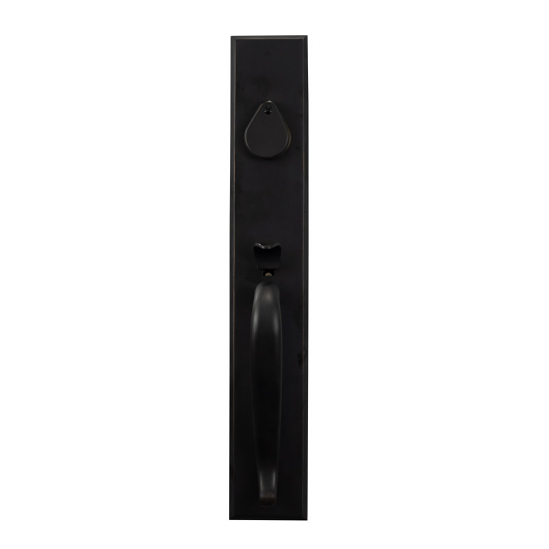 Handle With Knob And Deadbolt, Oil Rubbed Bronze