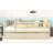 Full Size Daybed With Trundle And Fence Guardrails. Ensures A Peaceful Sleep. Construction. Easy To Put Together Wood Guardrails In Natural. Offers Long-Lasting Support. Design. No Box Spring Needed-1287846523-1287846519