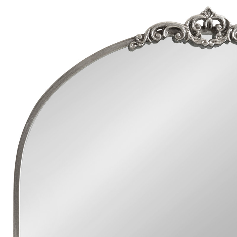 Christany Metal Mirror, Silver, 32.5" x 24.5"