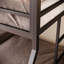 Lit superposé en métal avec escalier amovible