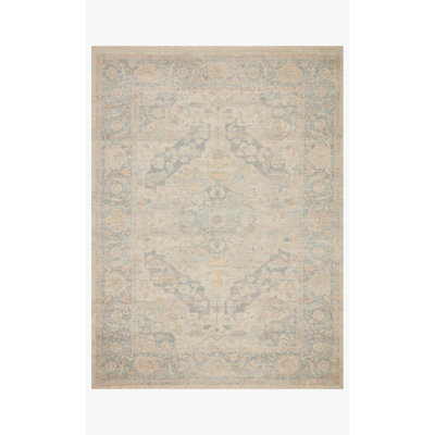 Tapis beige tissé à la main Amanda