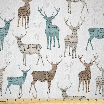 Allissia Noel Trees Snowflakes Fabric