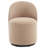 Swivel Upholstered Dining Chair With Backrest, 360 Degree Swivel Side Chair For Dining Room, Balcony, Parlour-407806056