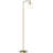 Rogan Modern Standing Tall Industrial Arched/Arc Floor Lamp with Glass Shade and 2 Bulbs Included-74879311