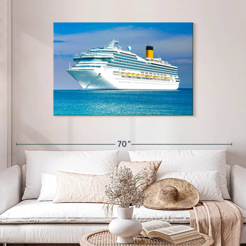 Mehar Large Ship, 30" H x 45" W
