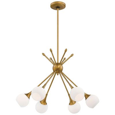 Aubriaunna 6 - Light Dimmable Sputnik Sphere Chandelier