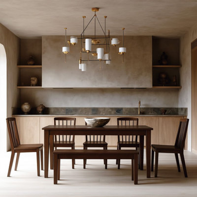 Belmont Solid Wood Rectangular Dining Table