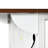 White Style Kitchen Island With Internal Storage And Power Supply, 54.5" X 27.97" 36.5", Rolling Cart Wheels Drop Leaf - Includes Outlet For Convenience-2085901765