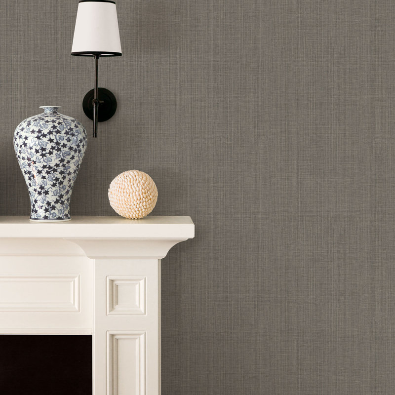 Nordic Elements Chevron Flat 32.81' L x 20.87" W Wallpaper Roll in Brown Bronze