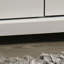 57"W White 6-Drawer Dresser with Black Handles-943123701