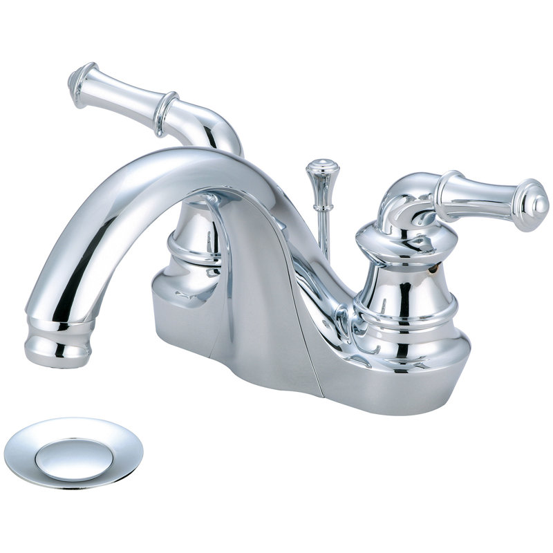 Robinet de salle de bain standard central à Del Mar, Chrome poli
