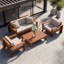 Chaise longue Valora - ensemble de 2