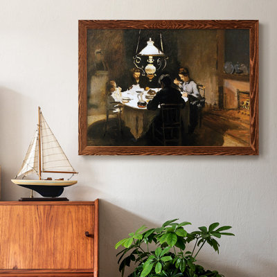 The Dinner, 1868 - Reproduction de photo sur toile simple