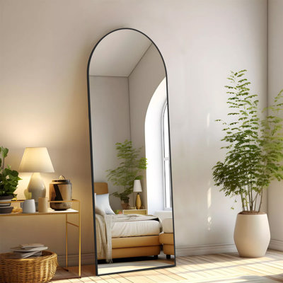 Miroirs muraux surdimensionnés arqués