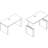 Essentials Series Sit-To-Stand Desk Shell-106462768
