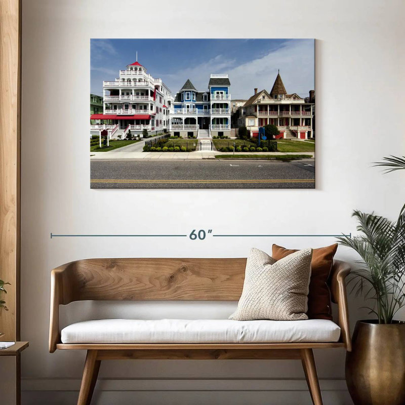 Lilian Cape May Victorian House, H 30 po x l 45 po