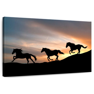 Wild Horses Galloping