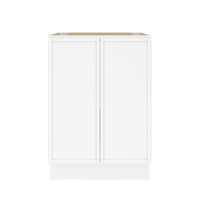 Modern Birch Base Cabinet With Optional Drawer, Narrow Frame Design, Premium Soft-Close Hardware, Multiple Sizes (12”–44”) For Custom Kitchen Layouts