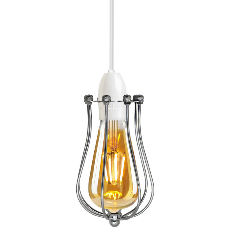 17cm H Metal Lamp Shade, Chrome