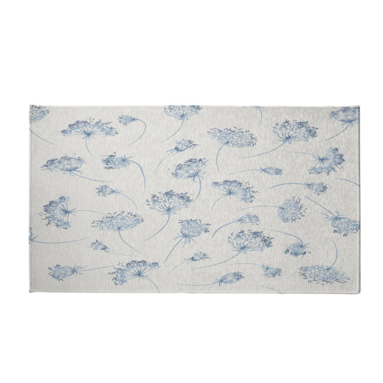 Alvordton Chenille Floral Indoor Rug