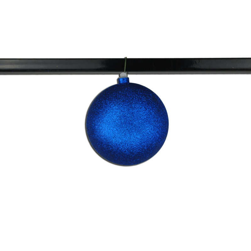 Shatterproof Ball Ornament, H 6 po x l 6 po x P 6 po, Bleu