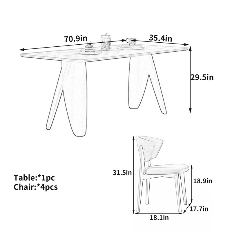 Table en dalles de noyer Wabi-Sabi, 29.5" H x 70.9" W x 35.4" D, 5