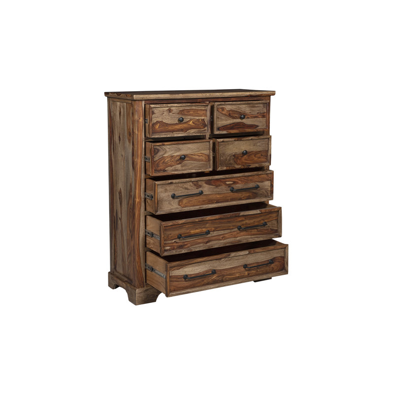 Commode 7 tiroirs, Brun