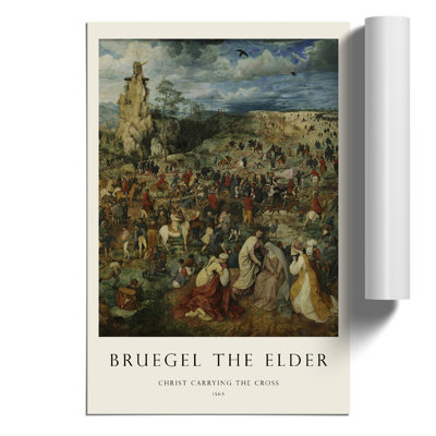 Christ Carrying the Cross Print by Pieter Bruegel The Elder - Frameless Print
