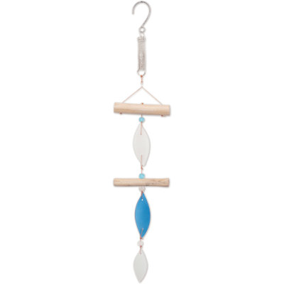 Blue Double Bali Garden Bouncy Decor  - Set of 2