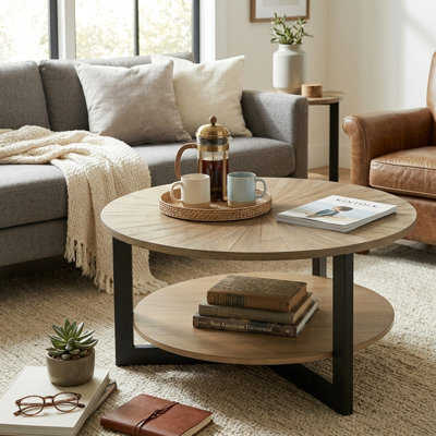 Frame Coffee Table with Storage
