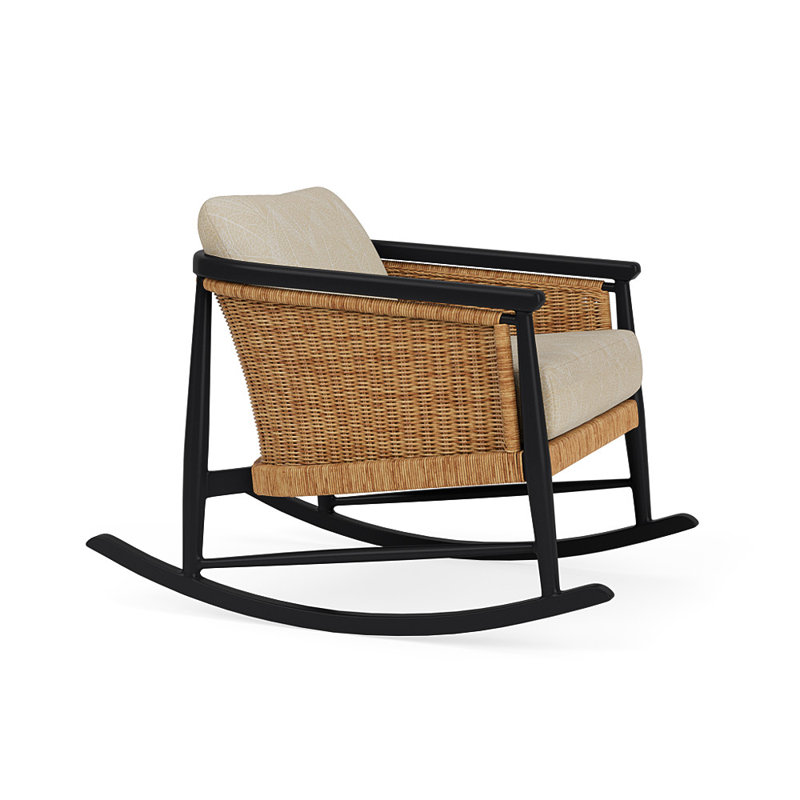 Galloway Outdoor Rocker Chair, Laurel Ecru