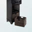 Armoire de rangement 3 pièces avec 2 paniers en maïs Foster, finition noire H 70,74 po x l 17,89 po x P 12,71 po
