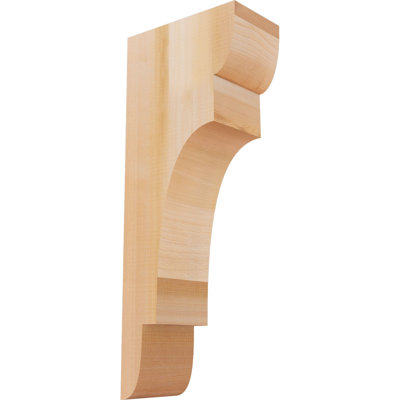 L 5 1/2 po x P 10 po x H 26 po New Brighton Smooth Corbel, cèdre rouge de l'Ouest