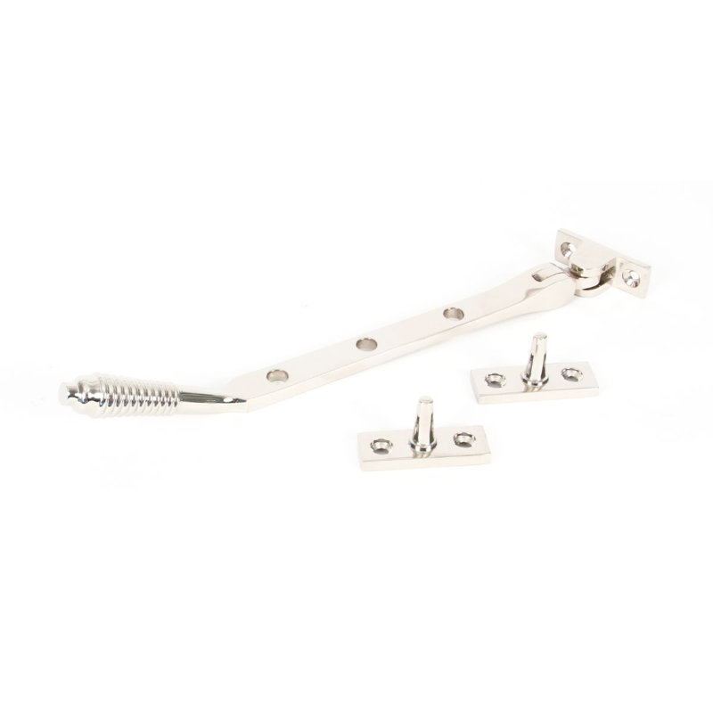 Reeded Stay Door Accessory, Polished Nickel 