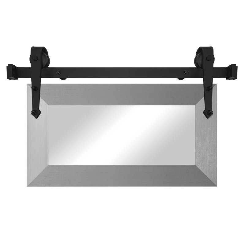 Miroir Masaichi, Argent, 33 po x 64 po
