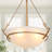 3 - Light Dimmable Modern Unique/Statement Bowl Chandelier