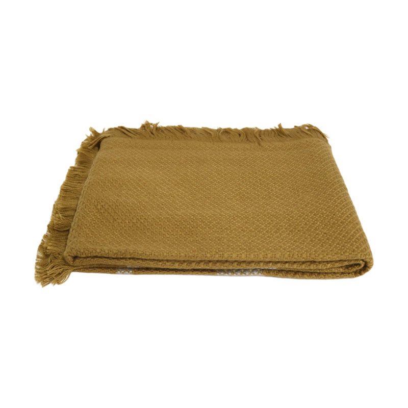 Couverture, Blanc / jaune