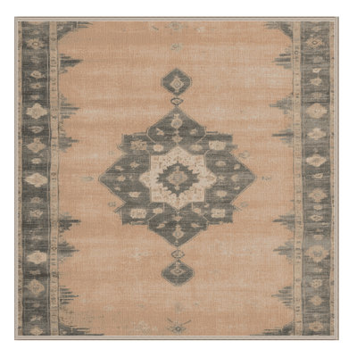 Tapis brun lavable à la machine