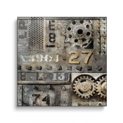 Steelpix Metal Canvas -  Industrial II By Dylan Matthews Wall Art Print