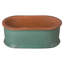 Window Box Handcrafted Oval Ceramic Planter-217378050-217378051