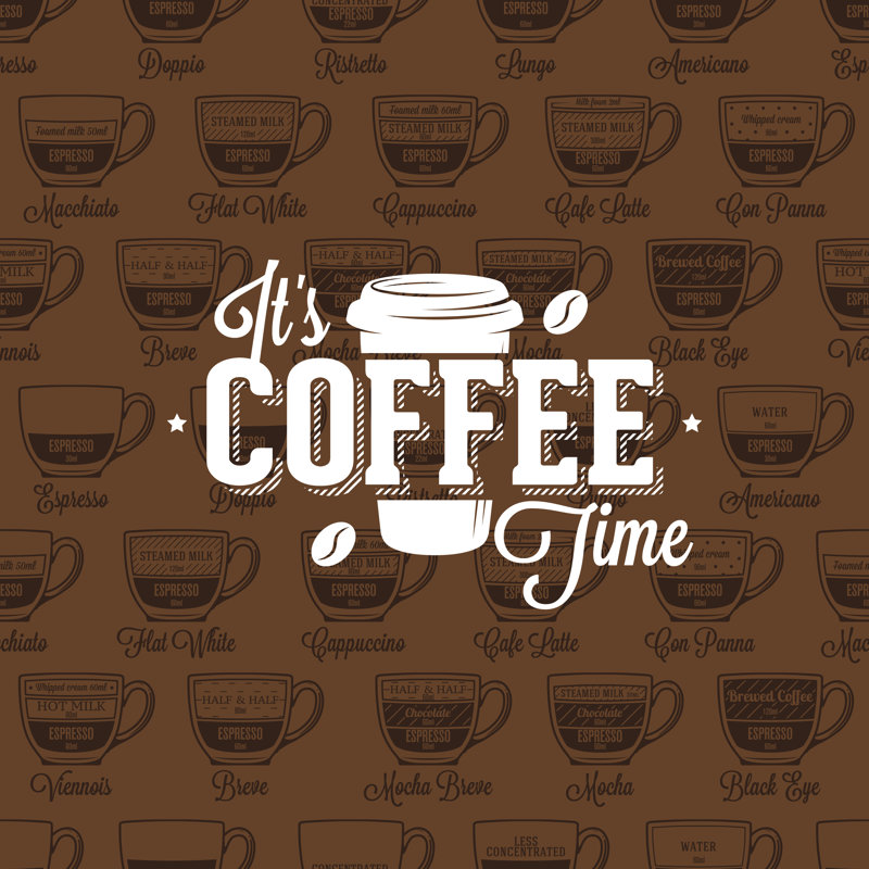 Coffee Cup by Maxger - Wrapped Canvas Print, 30cm H x 30cm W