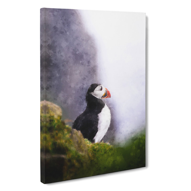 Atlantic Puffin Birds Vol.7 - Wrapped Canvas, 50cm H x 35cm W x 3cm D