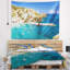 Tapisserie Seascape Harbor avec bateaux et bateaux-28486424