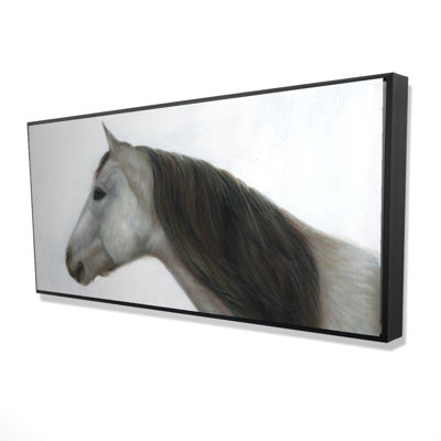 Winter Horse Print On Canvas