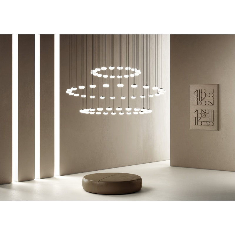 Kiki Cluster, 5.3" H x 22.4" W x 22.4" D, 21 Lights