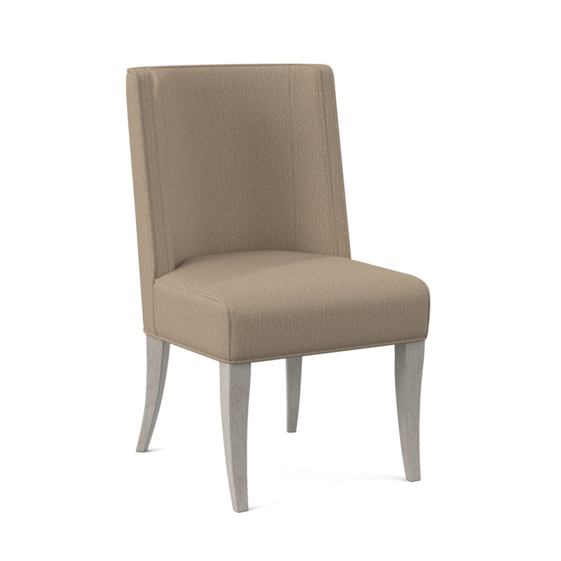 Bandeau Dining Chair, Bisque, Filigree Ivory 100% Polyester