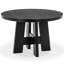 Beverley Round Wood 47 Inch Dining Table-1338026033