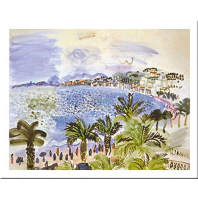 " La Promenade Des Anglais Nice " by Raoul Dufy