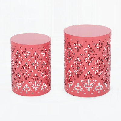 Metal Side Table(Set Of 2)